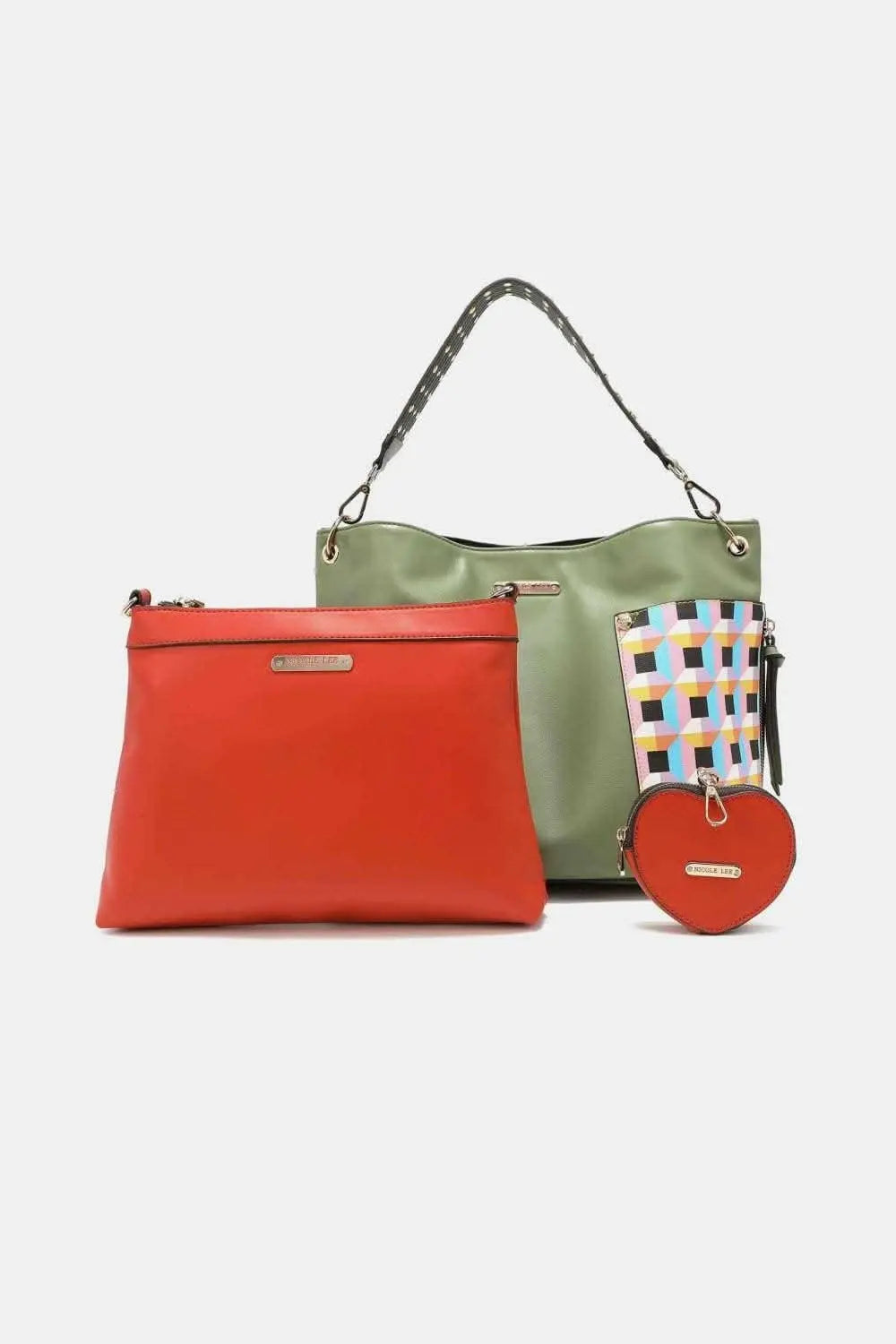 Nicole Lee vegan leather handbag set - Love Salve